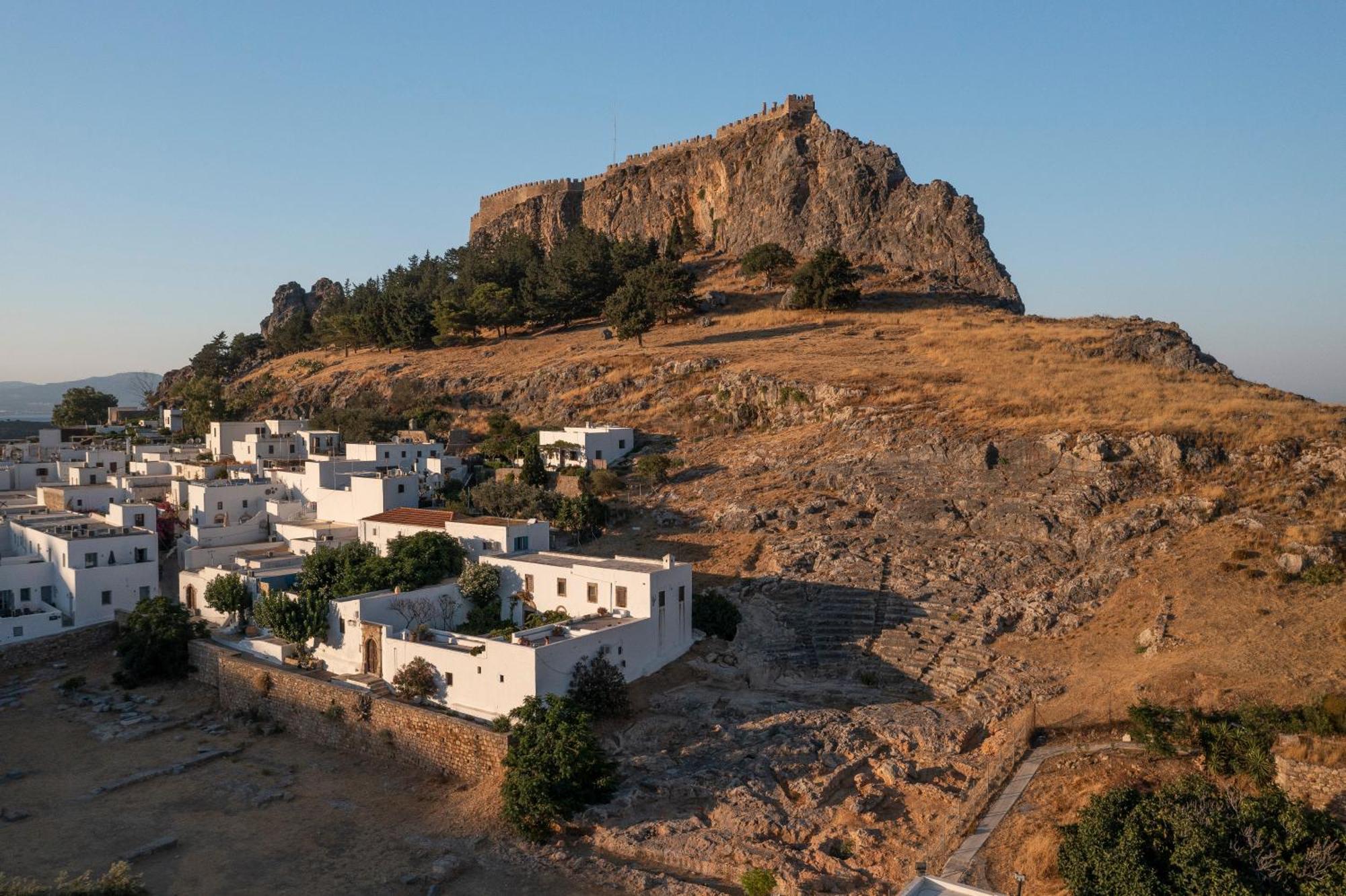Casa Angelina Lindian House With Large Garden Villa Lindos  Exterior photo